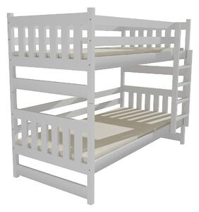 Dětská patrová postel z MASIVU 180x80cm bez šuplíku - PP021