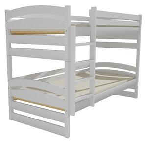Dětská patrová postel z MASIVU 180x80cm bez šuplíku - PP020