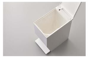 Bílý odpadkový koš do koupelny YAMAZAKI, 390 ml