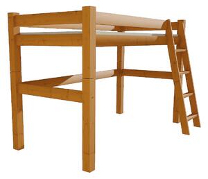 Dětská vyvýšená postel z masivu ROBUST 8X8 5A - 180x80 cm