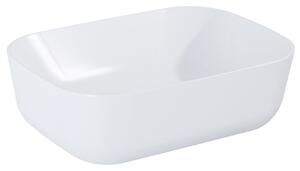 Elita Reni umyvadlo 45.5x32.5 cm obdélníkový na pult bílá lesk RE040800038060