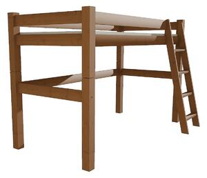 Dětská vyvýšená postel z masivu ROBUST 8X8 5A - 180x80 cm