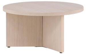 Konferenční stolek Saltö, smetanový, ⌀85