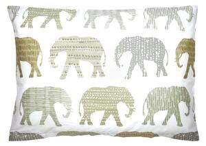 Povlak SATÉN PLUS elephants šedobéžová 50 x 70 cm