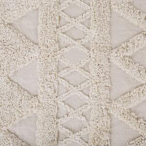 Bavlněný koberec 160 x 230 cm béžový DIDIM