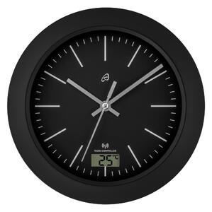 Auriol® Koupelnové hodiny řízené rádiovým signálem (plastová černá) (100378630002)
