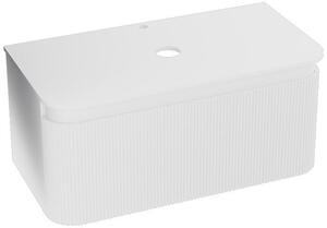 LaVita Vermont skříňka s deskou 100x52x42 cm pod umyvadlo závěsná bílá 5900378339823