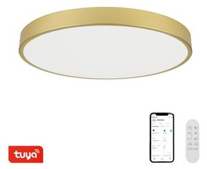 Immax NEO 07311L-LED Stm strop sv SEMPLICI 96W/230V pr.80 cm Wi-Fi Tuya zlatá+DO
