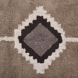 Bavlněný koberec 140 x 200 cm béžový GEYVE