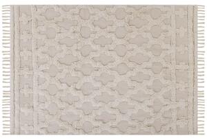 Bavlněný koberec 160 x 230 cm béžový SULUOVA