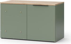 Kredenc Vicco Wido Zelená 80 x 50 cm s dveřmi, Model 56606