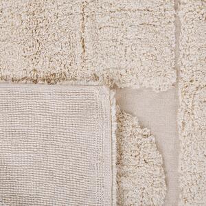 Bavlněný koberec 160 x 230 cm béžový DIYADIN
