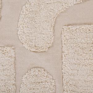 Bavlněný koberec 80 x 150 cm béžový DIYADIN