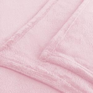 Světle růžová deka z mikrovlákna Decoking Mic, 150 x 200 cm