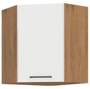 VIGO b | horní skříňka 60x60 GN-72 1F (45°) rohová | 60x60 cm | UNI dvířka | lancelot/bílá lesk