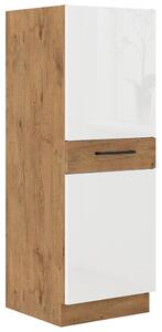 VIGO b | vysoká skříňka 50DK-145 1F 3S | 50 cm | PREMIUM BOX | UNI dvířka | lancelot/bílá lesk
