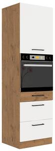 VIGO b | skříňka 60DPS-210 3S 1F na vestavnou troubu | 60 cm | PREMIUM BOX | lancelot/bílá lesk