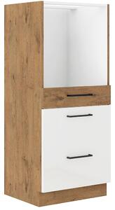 VIGO b | vysoká skříňka 60DPS-145 3S na troubu | 60 cm | PREMIUM BOX | lancelot/bílá lesk