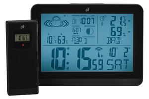 Auriol® Bezdrátová meteostanice s podsvíceným displejem (černá) (100384257001)