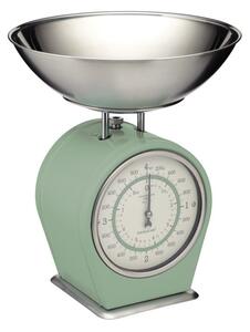 Zelená kuchyňská váha Kitchen Craft Living Nostalgia, 4 kg