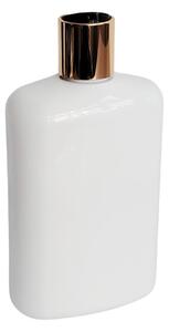 Dávkovač na mýdlo 250 ml bílý s černo-zlatým DISC TOP LIMA