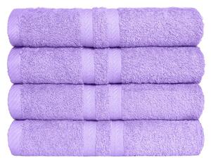 Bavlněný ručník KLASIK fialková osuška 70 x 140 cm