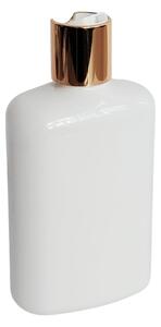 Dávkovač na mýdlo 250 ml bílý s bílo-zlatým DISC TOP LIMA