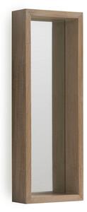 Nástěnné zrcadlo ze dřeva paulovnie Geese Pure, 62 x 22 cm