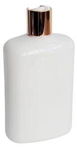 Dávkovač na mýdlo 400 ml bílý s bílo-zlatým DISC TOP LIMA