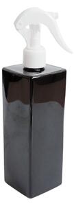 Dávkovač na mýdlo 500 ml černý s bílým rozprašovačem mini LUNA