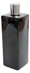 Dávkovač na mýdlo 500 ml černý s bílo-stříbrným DISC TOP LUNA