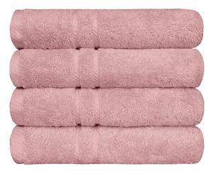 Bavlněný ručník COTTONA růžová osuška 100 x 150 cm