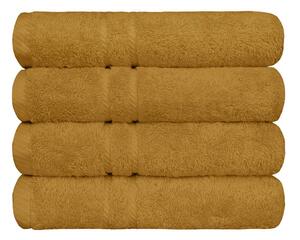 Bavlněný ručník COTTONA zlatá osuška 100 x 150 cm