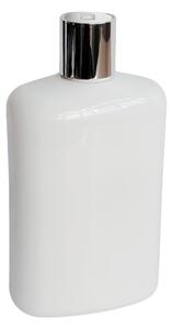 Dávkovač na mýdlo 400 ml bílý s bílo-stříbrným DISC TOP LIMA