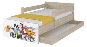 Dětská postel MAX se šuplíkem Disney - MICKEY A KAMARÁDI 200x90 cm