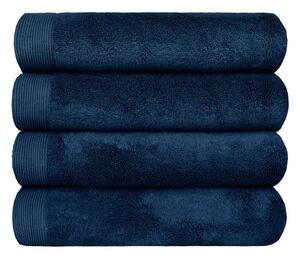 Modalový ručník MODAL SOFT tmavě modrá osuška 100 x 150 cm