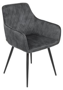 Židle do obývacího pokoje kancelářská židle čalouněná židle křeslo relaxační křeslo TV židle židle SATORI cihlová 58x62x79cm HOMLA