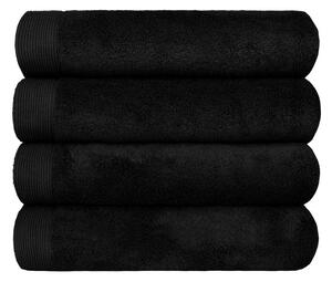 Modalový ručník MODAL SOFT černá osuška 100 x 150 cm