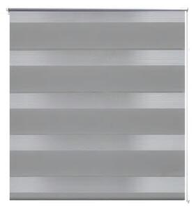 Roleta den a noc / Zebra / Twinroll 50x100 cm šedá