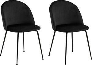 Smuk Jídelní židle Calix Black - 2 kusy