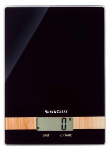 Silvercrest® Kitchen Tools Digitální kuchyňská váha (černá/dřevo) (100389029002)