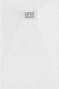Mexen Hugo, obdélníková sprchová vanička SMC 120 x 80 cm, bílá, bílá krytka, 42108012-W