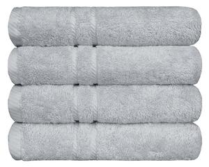 Bavlněný ručník COTTONA světle šedá osuška 100 x 150 cm