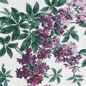 Prostírání MOTIV listy a květy fialovozelená prostírání cca 30 x 45 cm