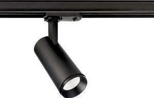 Deko-Light 1-fázový kolejnicový systém bodové svítidlo, Lucea, Tilt, 6 W, DIM, 2700 K, 220-240V tmavě černá RAL 9005 707166