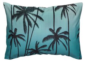 Povlak SATÉN PLUS night palms modrá 50 x 70 cm