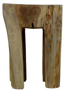 Stolička z neopracovaného teakového dřeva HSM collection Keta