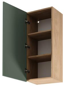 SORENTO pg | horní skříňka G45 policová | 45 cm | LEVÁ | puccini/zelená