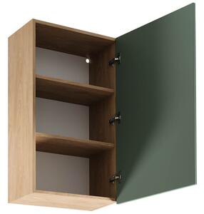 SORENTO pg | horní skříňka G60 policová | 60 cm | PRAVÁ | puccini/zelená