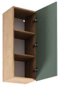 SORENTO pg | horní skříňka G40 policová | 40 cm | PRAVÁ | puccini/zelená